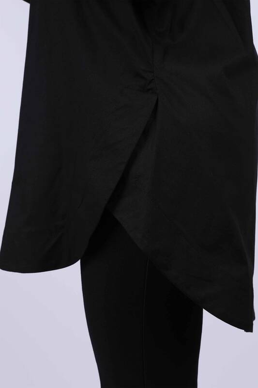 Großhandel für Damenhemden - Taschen - Blumendetail der Schulter - 20009 | KAZEE