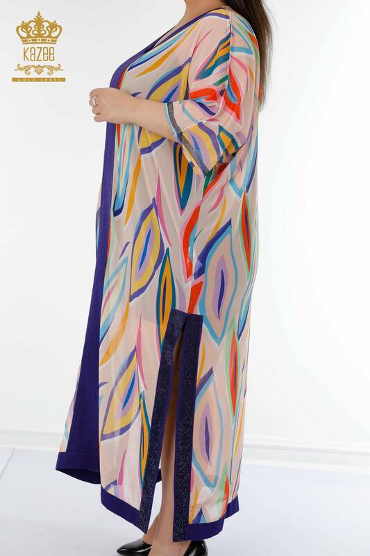 Großhandel Pareo für Damen mit farbigem Muster - 7759 | KAZEE