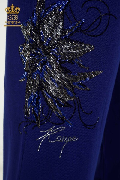 Großhandel Damen-Trainingsanzug-Set - Blumenmuster - Saks - 16661 | KAZEE - 13