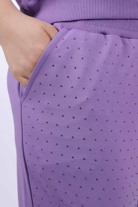 Großhandel Damen-Trainingsanzug-Set – Kurzarm – Polka Dot-Muster – 17179 | KAZEE