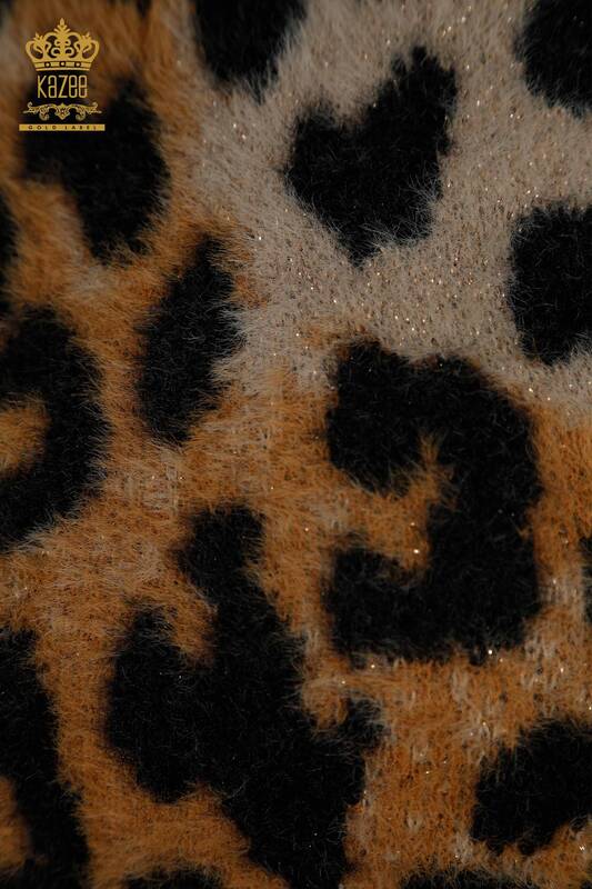 Großhandel Damen-Strickpullover - Leoparden muster - 30631 | KAZEE