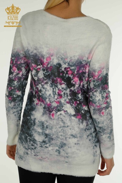 Großhandel Damen Strickwaren - Angora - Langarm - Digital - 40013 | KAZEE - 8