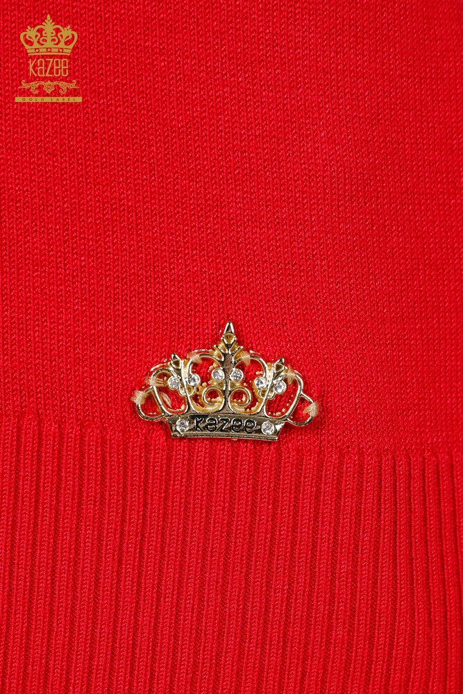 Großhandel Damen Strickpullover American Model Coral - 15943 | KAZEE - 3