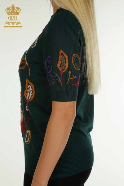 Großhandel Damen Strickwaren Pullover bunt gemustert Nefti - 15844 | KAZEE - Thumbnail
