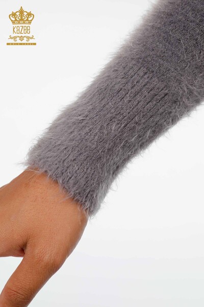 Großhandel Damen Strickwaren Tunika Farbverlauf Rollkragenpullover Langarm - 18795 | KAZEE - 4