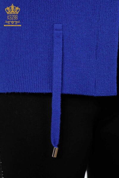 Großhandel Damen Strickweste - Kurz Blume bestickt - Stein bestickt - 16814 | KAZEE - 12