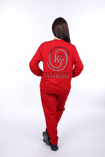 Großhandel Damen-Trainingsanzug-Set – Kazee Logo – Lang Arm – 17346 | KAZEE - Thumbnail
