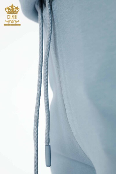 Großhandel Damen-Trainingsanzug-Set - Streifen Stein Bestickt Mit Kapuze – Tasche – 17450 | KAZEE - Thumbnail