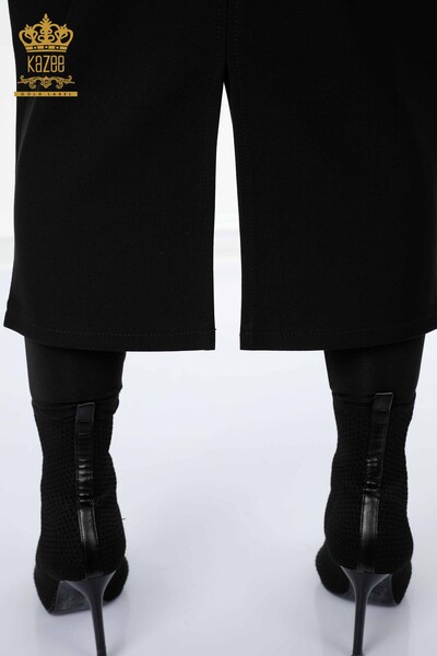 Großhandel Damen Rock - Schlitz detail - Schwarz - 4192 | KAZEE - 10