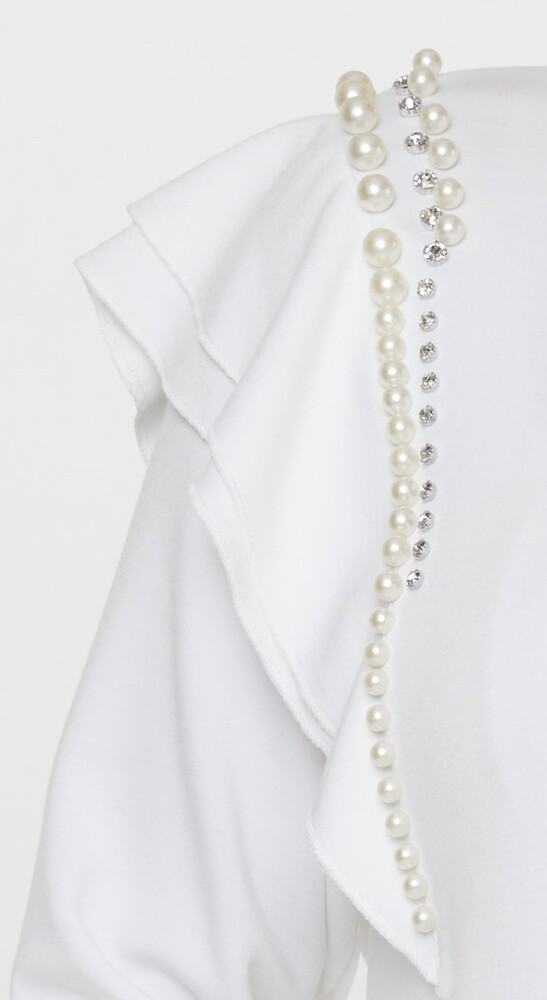 Hanorac Pearl Stone Brodat Maneca Volane Ecru - 17793 | KAZEE (Set de 3 M-L-XL) - 3