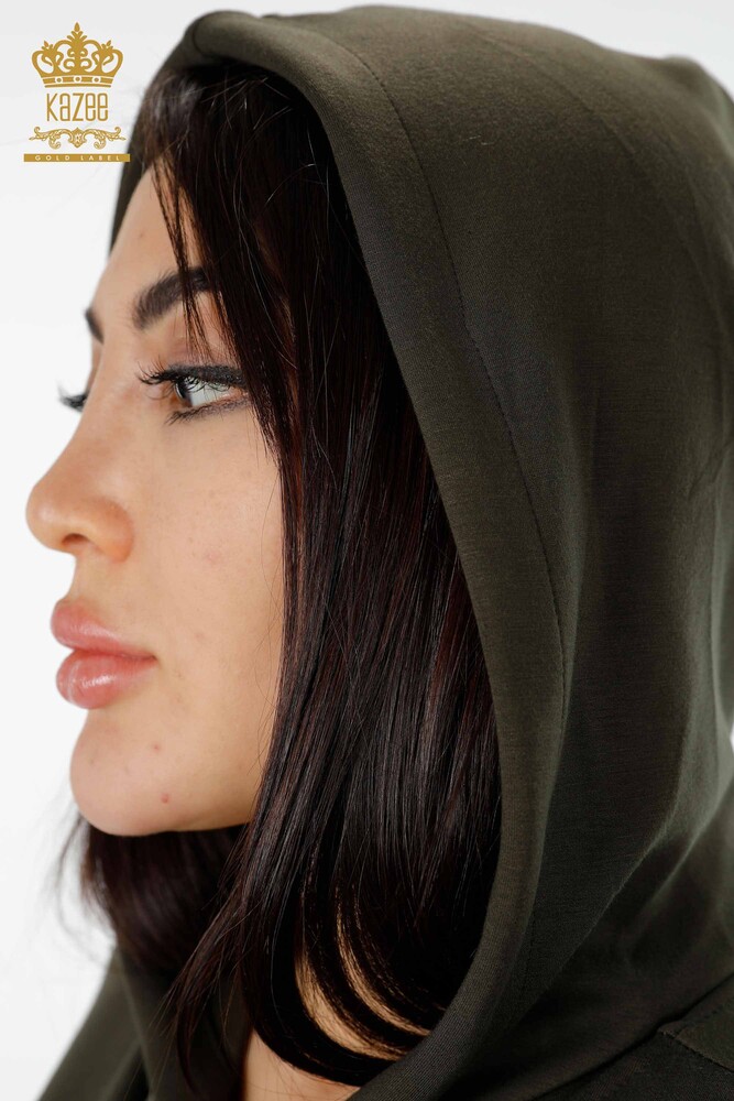 بدلة رياضية نسائية - كاكي - 17427 | كازي - 4