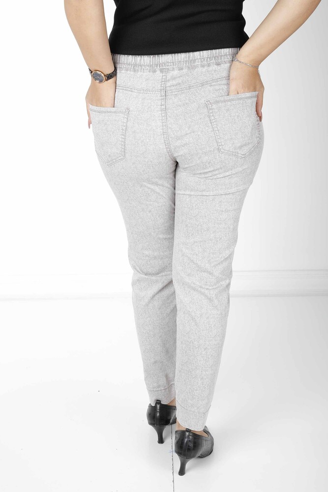 Hose mit Taschendetails, Beige – 3501 | KAZEE (4er-Set 42-44-46-48) - 8