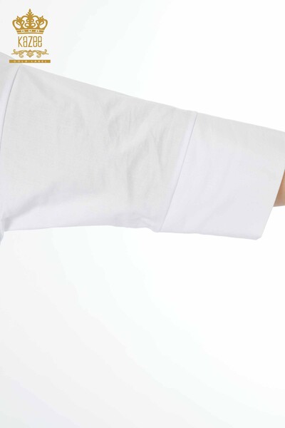 Hurtownia koszul damskich - kieszeń - koronkowa szczegółowa - Koton - 20207 | KAZEE - Thumbnail