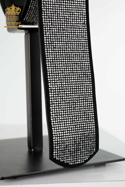 Hurtownia paska damskiego z kamieniem haftowanego srebra - 500 | KAZEE - Kazee (1)