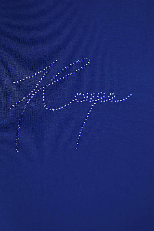 Hurtownia bluzek damskich ze szczegółowym tiulowym logo Kazee - 77906 | kazee