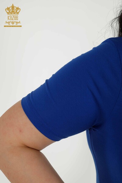Hurtownia bluzek damskich z krótkim rękawem Saks - 79264 | KAZEE - Thumbnail