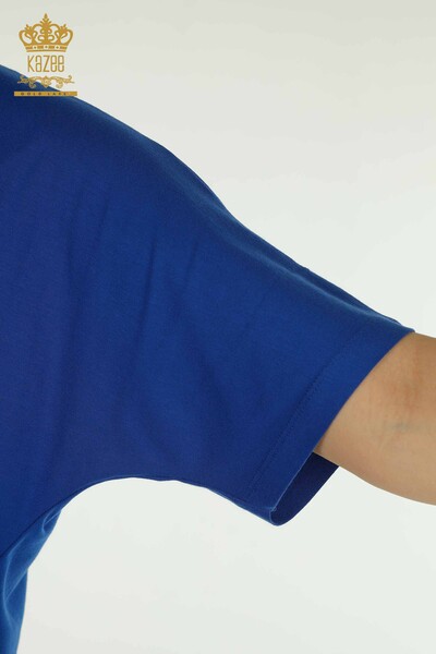 Hurtownia bluzek damskich z krótkim rękawem Saks - 79302 | KAZEE - Thumbnail