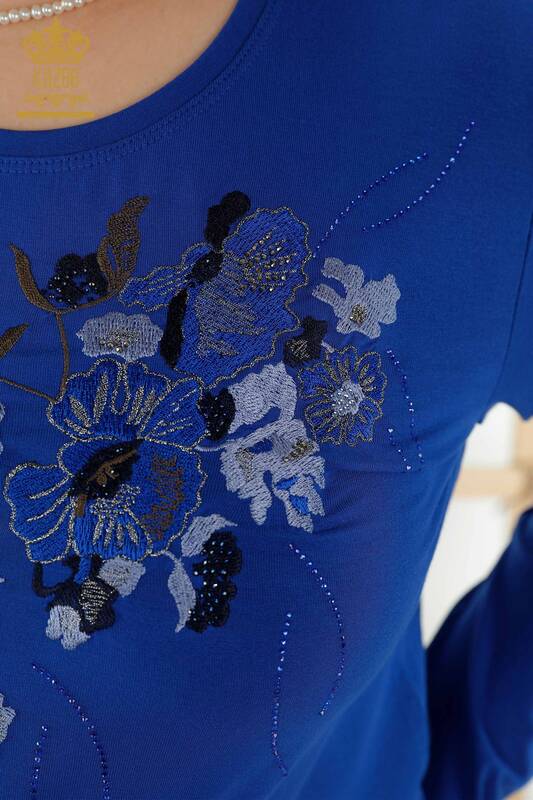 Hurtownia bluzek damskich Saks w kwiatowe wzory - 79045 | KAZEE