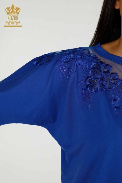 Hurtownia bluzek damskich Saks w kwiatowe wzory - 79081 | KAZEE - Thumbnail