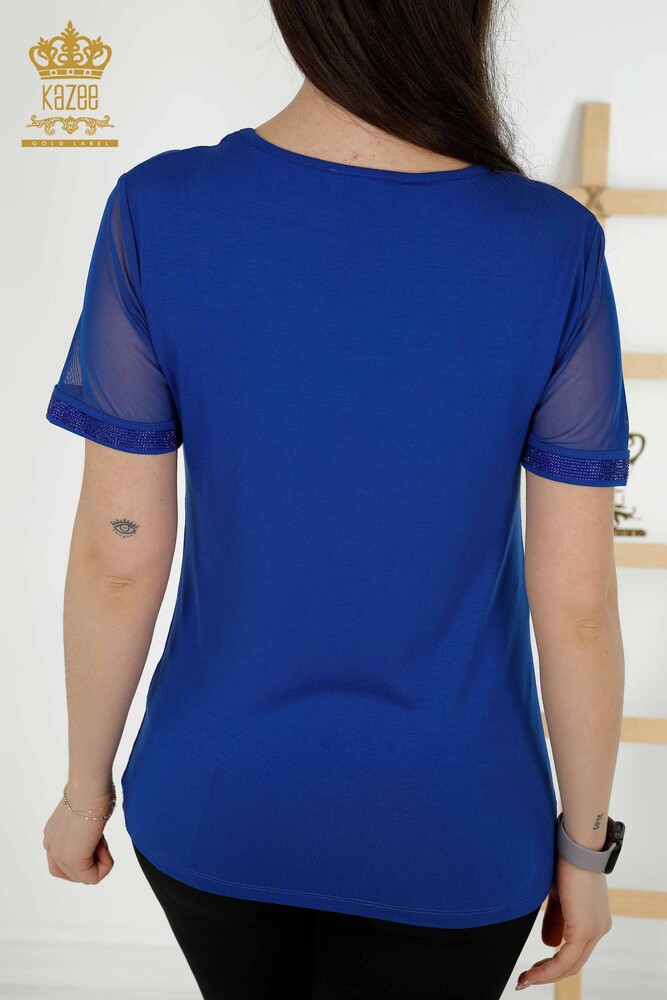 Hurtownia bluzek damskich Saks w kwiatowe wzory - 79290 | KAZEE - 7