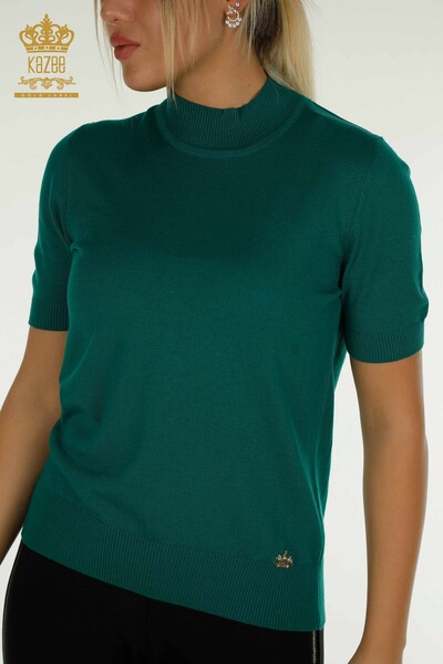 Hurtownia swetrów damskich z dzianiny - model amerykański - zielony - 14541 | KAZEE - Thumbnail