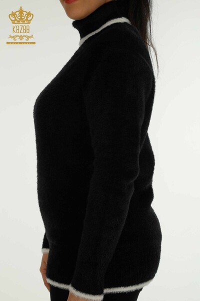 Hurtownia swetra damskiego z dzianiny Angora Black - 30646 | KAZEE - Thumbnail