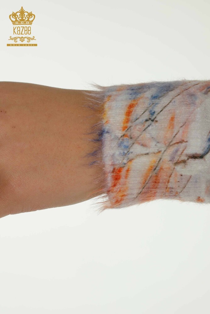 Hurtownia swetrów damskich z dzianiny - Angora - Druk cyfrowy - Cyfrowy - 40036 | KAZEE - 7