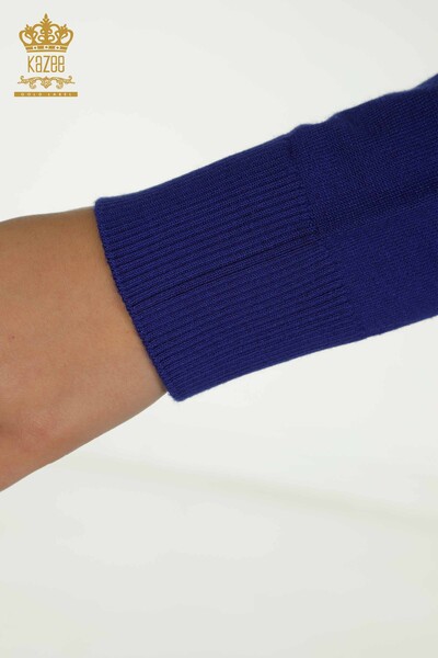 Hurtownia swetrów damskich Z Wysokim Kołnierzem Saks - 30454 | KAZEE - Thumbnail