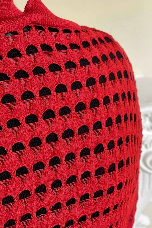 Hurtownia swetrów damskich, luźnych, długich, szczegółowych - 16250 | KAZEE