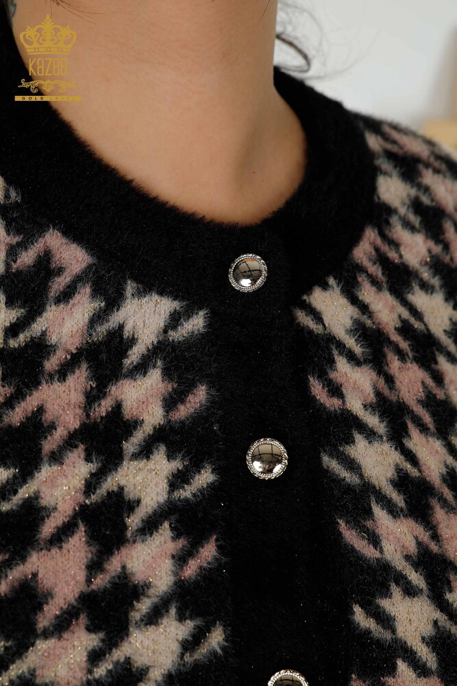 Hurtownia kardiganu damskiego Angora Black - 30128 | KAZEE - 3