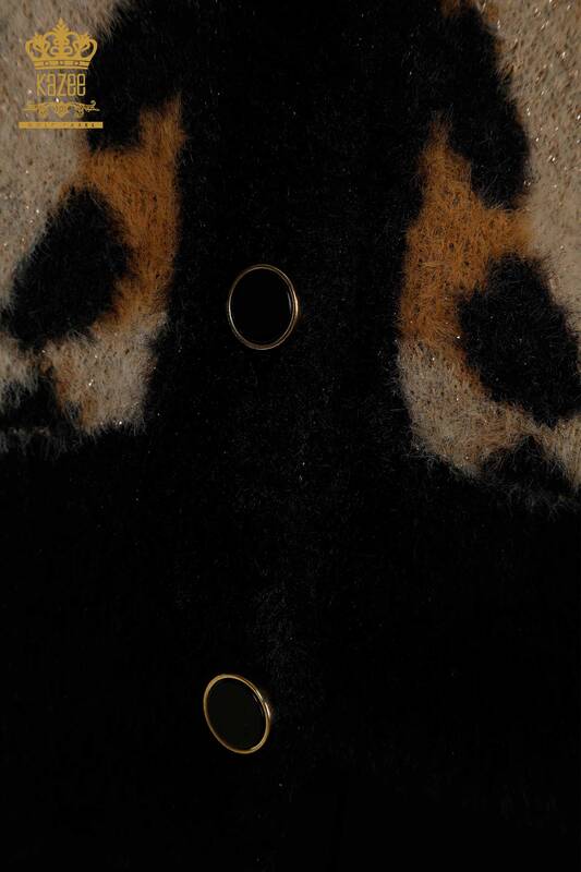 Hurtownia kardiganu damskiego Angora Leopard - 30630 | KAZEE