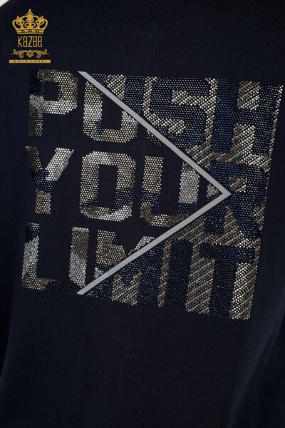 Hurtownia dresów damskich z zamkiem błyskawicznym w kolorze czarnym - 16679 | KAZEE - 9