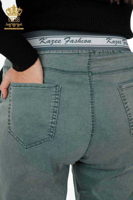 Hurtownia spodni damskich ze sznurkiem i kieszenią Kazee - 3532 | KAZEE
