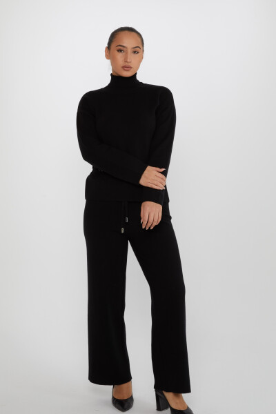 İkili Takım Beli Lastikli Siyah - 31677 | KAZEE (3'lü Set S-M-L) - Kazee