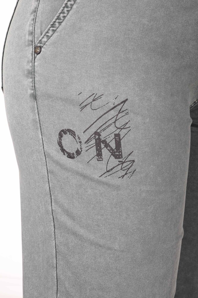 Închidere pantaloni detaliat kaki - 3500 | KAZEE (Set de 4 36-38-40-42) - 5