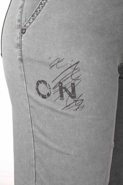 Închidere pantaloni detaliat kaki - 3500 | KAZEE (Set de 4 36-38-40-42) - 5