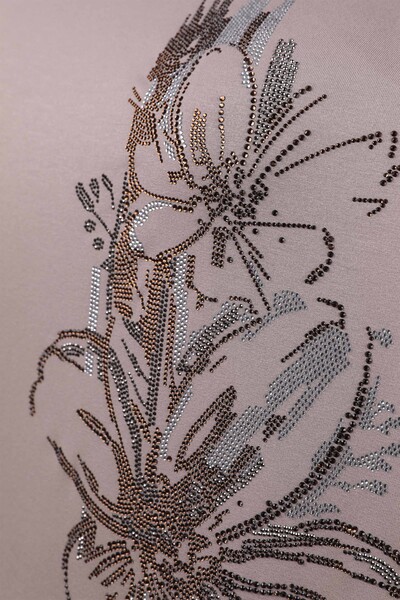 All'ingrosso Camicetta da donna - Cristallo Pietra ricamata - Motivo floreale - 77881 | KAZEE - Thumbnail