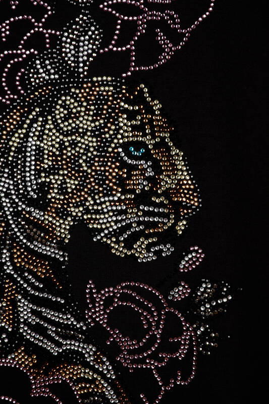 All'ingrosso Camicetta da donna - Figura Fiori tigre - Pietra ricamata - 78840 | KAZEE