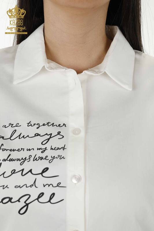 Ingrosso Camicia da Donna model latto Rosa Ecru - 20227 | KAZEE