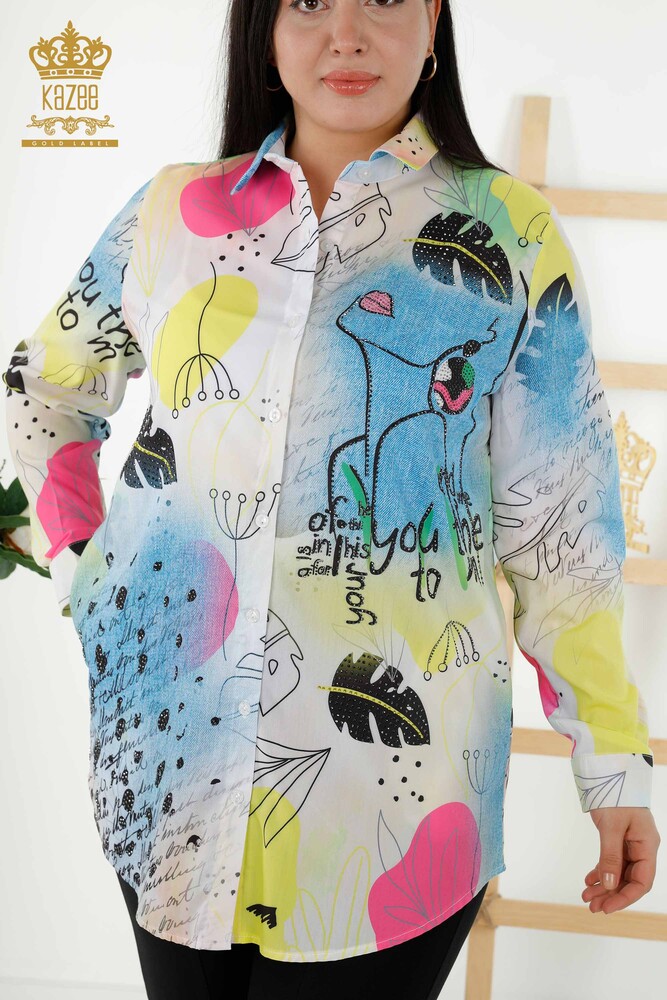 Ingrosso Camicie Donna - Stampa Digitale - 20361 | KAZEE - 2
