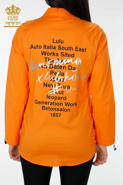 All'ingrosso Camicie da donna - Testo dettagliato Arancione - 20089 | KAZEE - Thumbnail