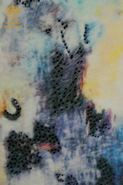 All'ingrosso Maglione di maglieria in angora da donna - Stampa digitale - Digitale - 40021 | KAZEE - Thumbnail