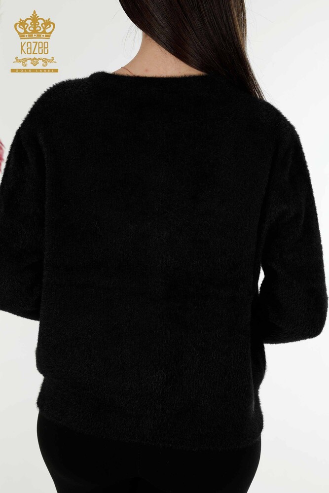 All'ingrosso Cardigan da donna nero Angora - 19099 | KAZEE - 6