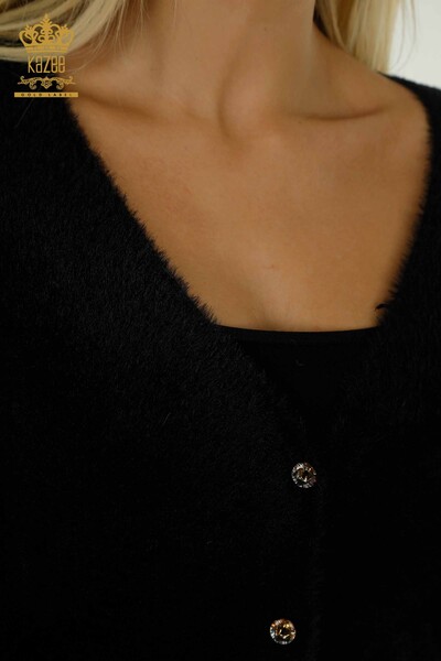 All'ingrosso Cardigan da donna Angora Nero - 30447 | KAZEE - 4