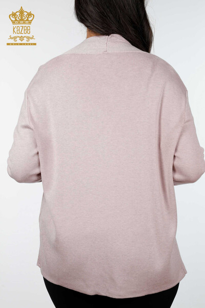 All'ingrosso Cardigan da donna - Due Tasche dettagliate - Viscosa - 14687 | KAZEE - 13