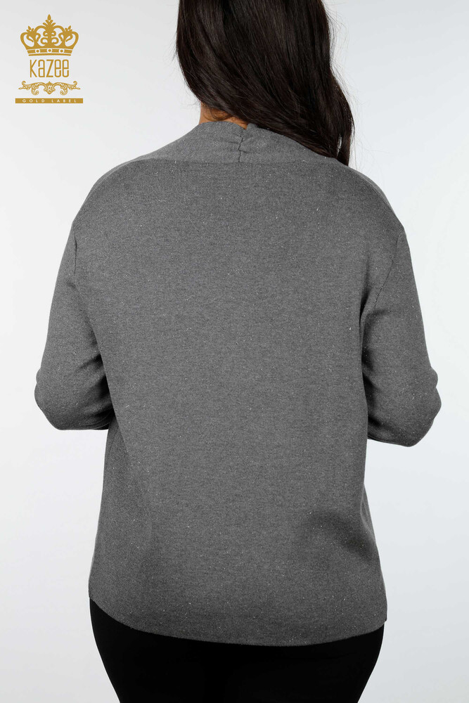 All'ingrosso Cardigan da donna - Due Tasche dettagliate - Viscosa - 14687 | KAZEE - 18