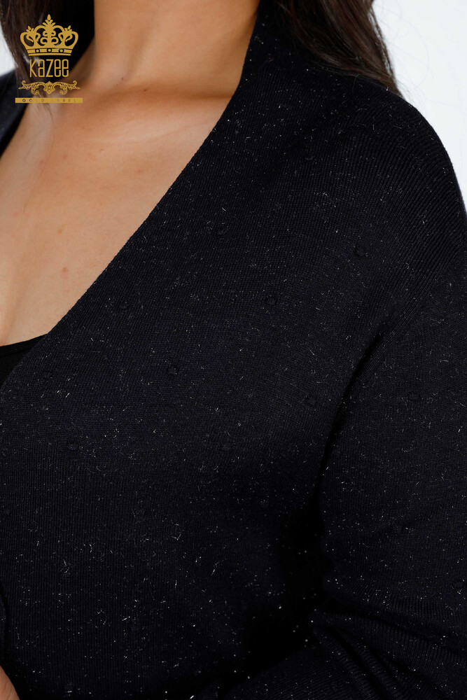 All'ingrosso Cardigan da donna - Transizione glitterata - Motivo a pois - Viscosa - 15436 | KAZEE - 27