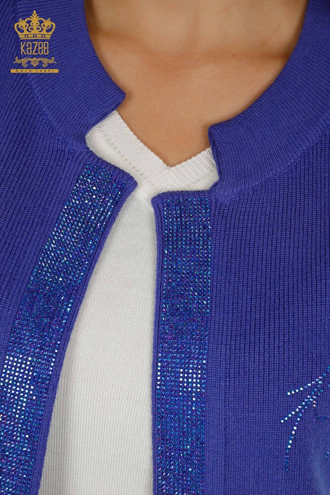 All'ingrosso Gilet da donna - Pietra ricamata - Saks - 30411 | KAZEE - 3