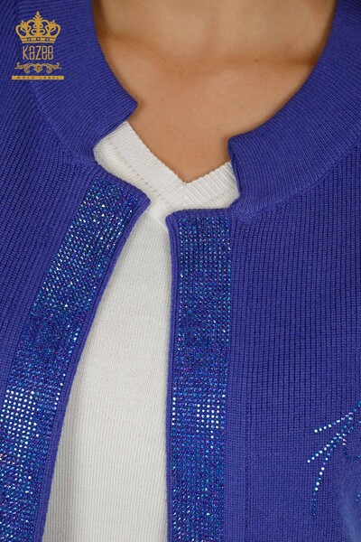 All'ingrosso Gilet da donna - Pietra ricamata - Saks - 30411 | KAZEE - 3