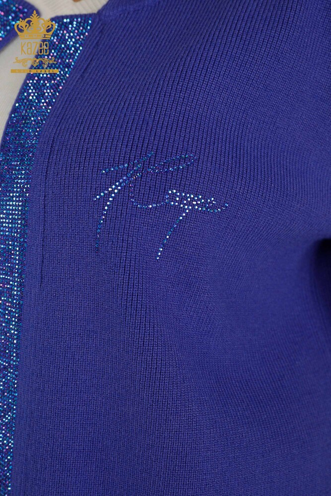 All'ingrosso Gilet da donna - Pietra ricamata - Saks - 30411 | KAZEE - 4